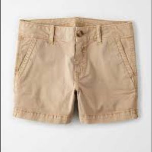 AE Khaki Midi Short